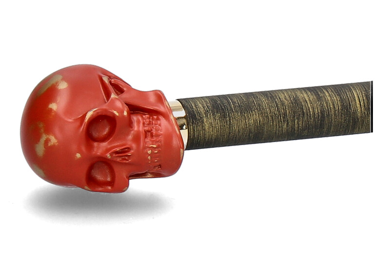 Utile4 shoe horn SKULL MATT ORANGE/RED GOLD 
