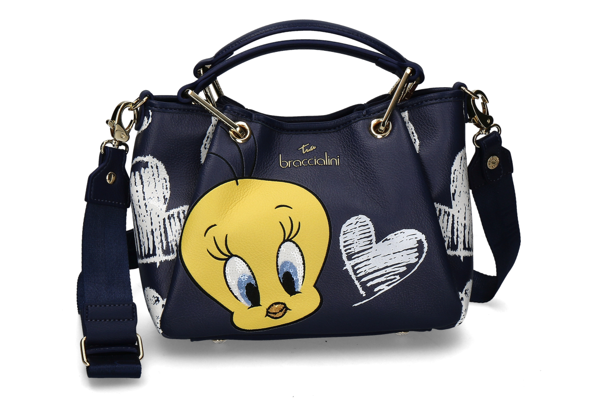 Braccialini Handbag TWEETY- dark blue