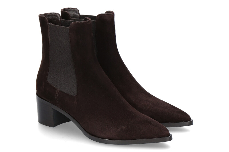 Truman's ankle boots CAMOSCIO- t.moro/dark brown 