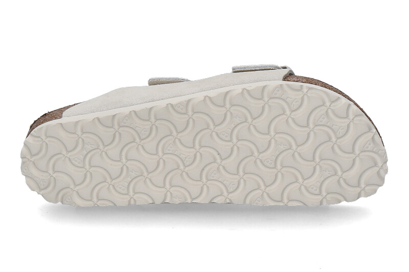Birkenstock Pantolette ARIZONA BS VELOUR- modern suede antique white_271100060_5