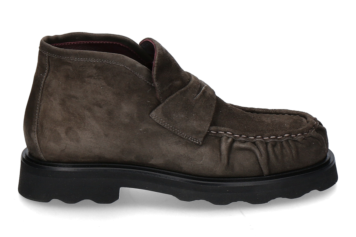 Pomme d'Or loafer NICKY REVERSE- dusty brown