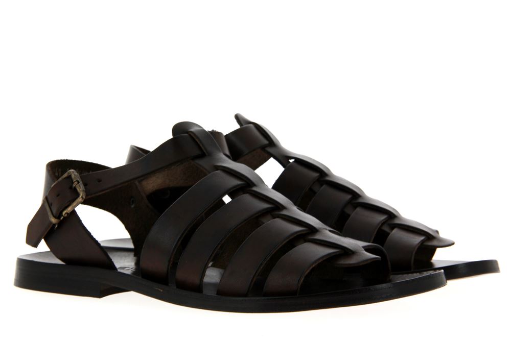 Emozioni gladiator sandals LEATHER DARK BROWN 412