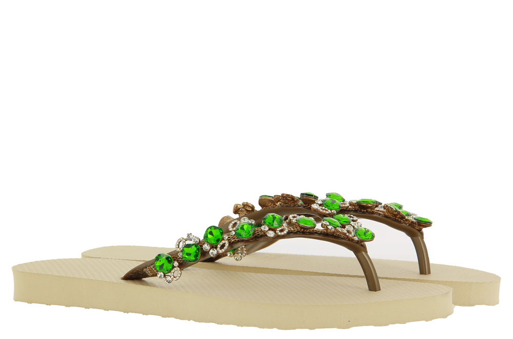 Chanclas thong sandals ALENTINA BEIGE MULTI