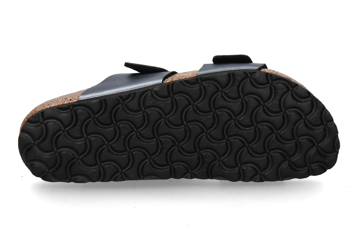 Birkenstock Pantolette SYDNEY SCHMAL CUSHION BUCKLE- metallic black_274000016_5