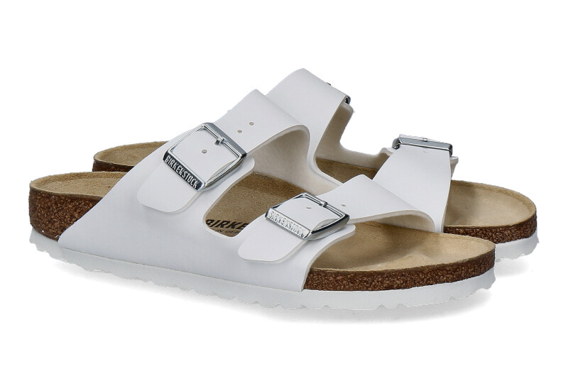 Birkenstock mules ARIZONA SCHMAL BIRKO-FLOR WEIß