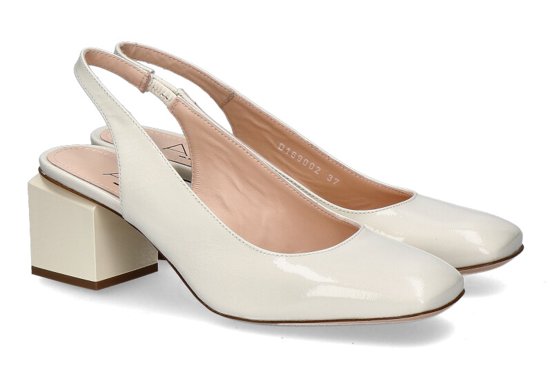 Attilio Giusti Leombruni sling pumps ANGIE chalk