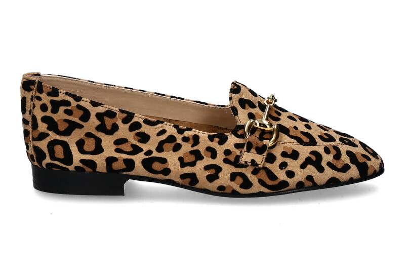 ScarpaRossa slipper LEOPARDINO BEIGE NERO