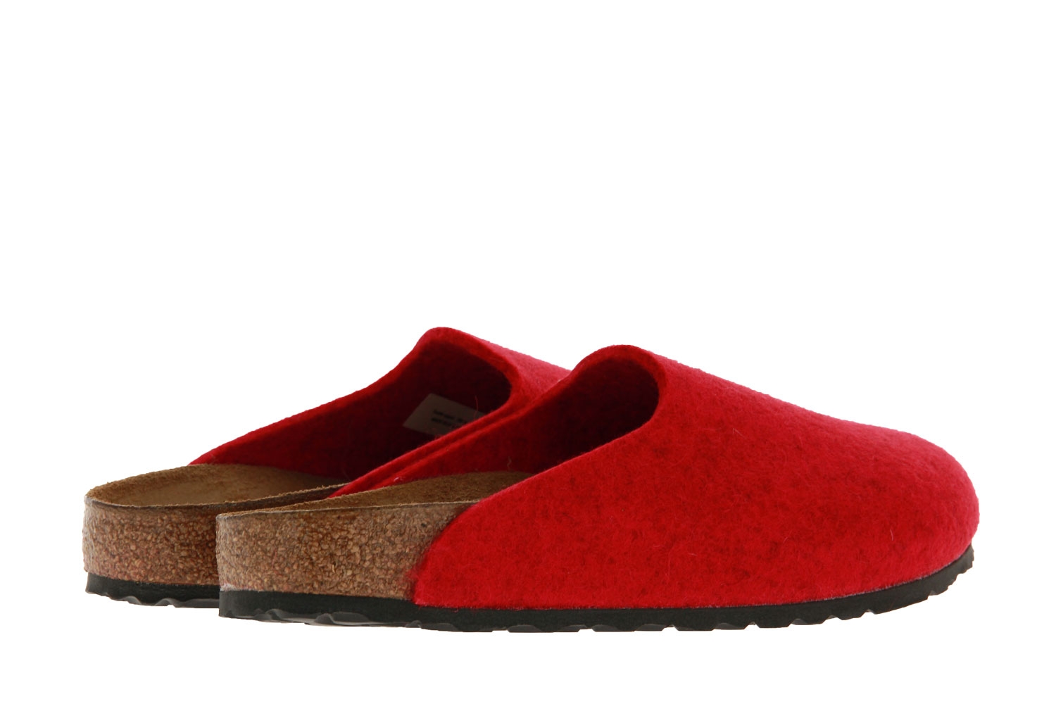 genie Scully slagader Birkenstock clogs AMSTERDAM SCHMAL WOLLE MELANGE RED