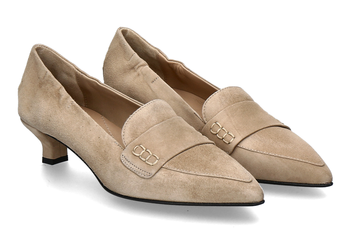 Pomme d'Or pumps LOUISE CAMOSCIO- soft mocha/ taupe