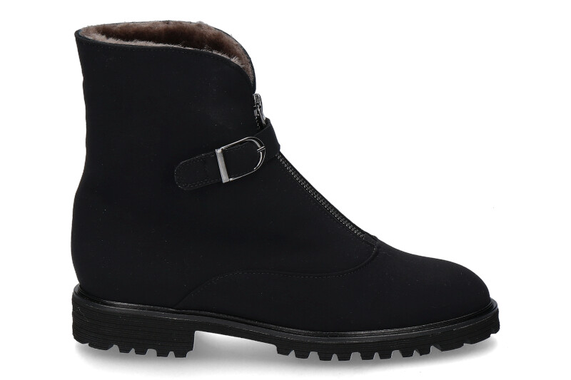 Brunate ankle boots lined TANK STEP NERO