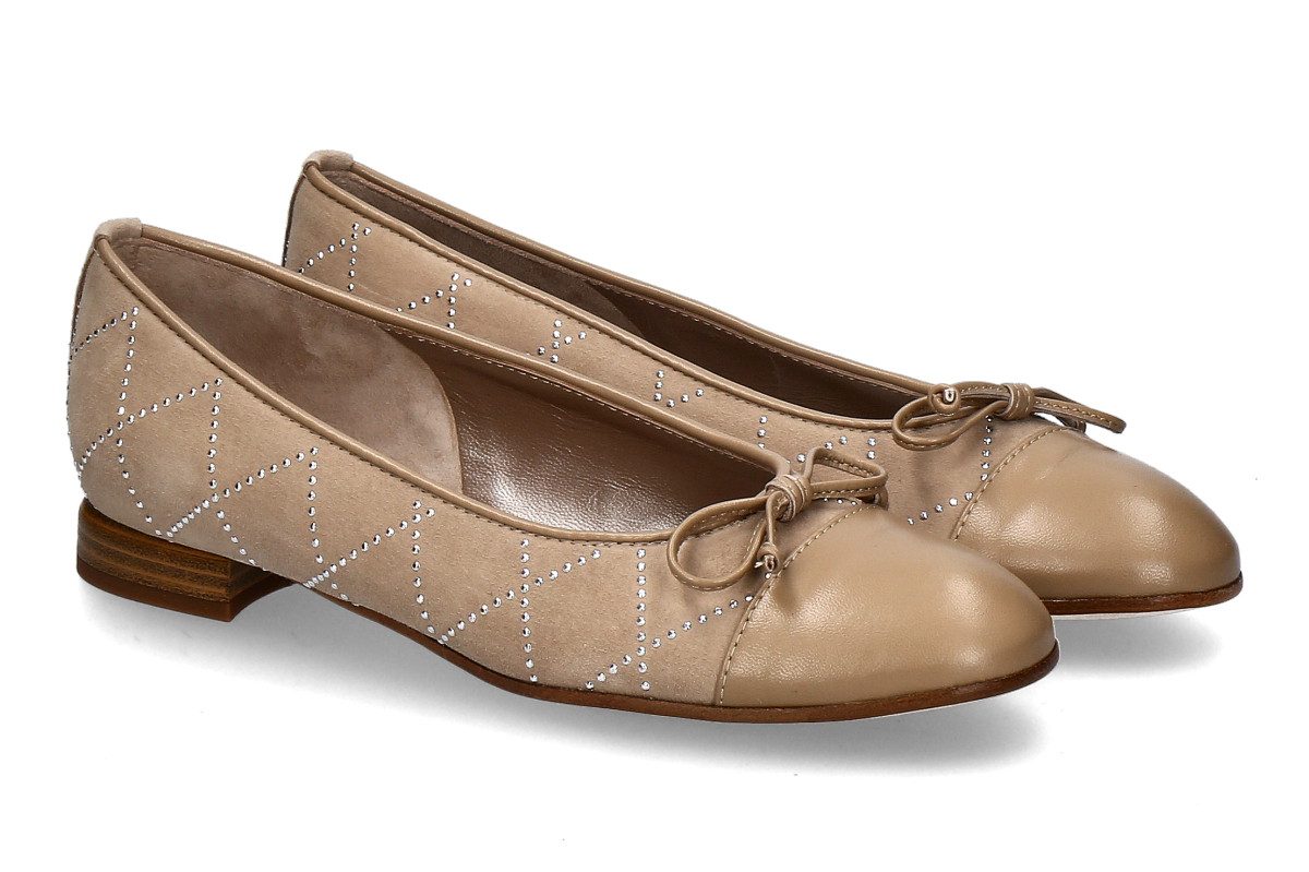 Brunate ballerina ALBA- nut/ light brown