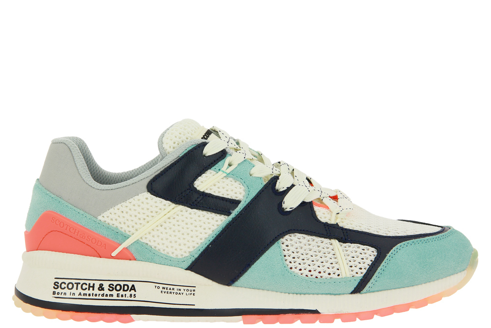 Scotch & Soda Sneaker VIVEX SYNTHETIK SUEDE WHITE