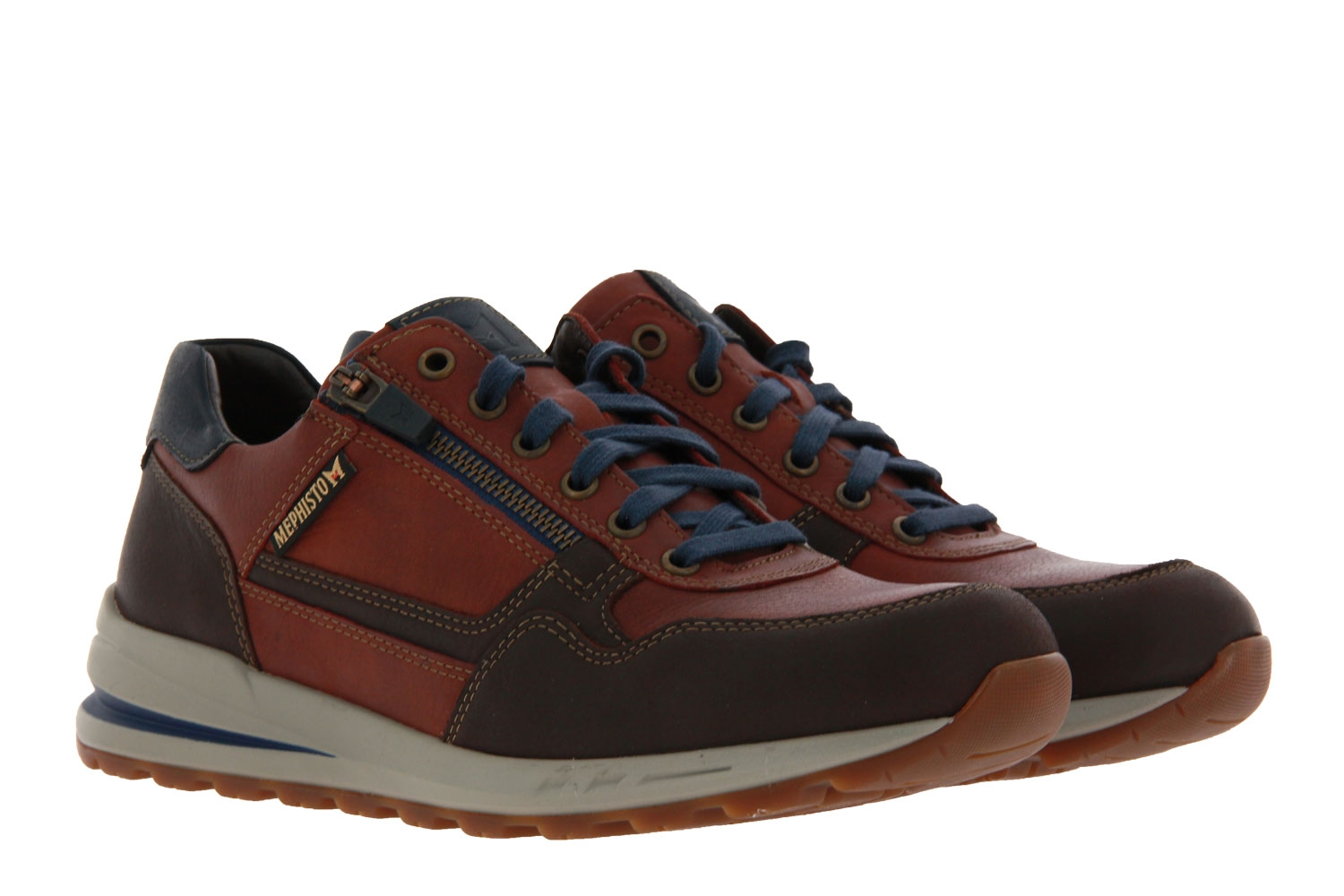Mephisto sneaker BRADLEY VELOURSPORT DARK BROWN