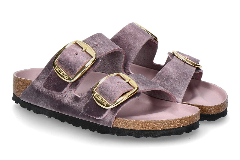 Birkenstock mules ARIZONA BIG BUCKLE NORMAL- high shine fondant pink