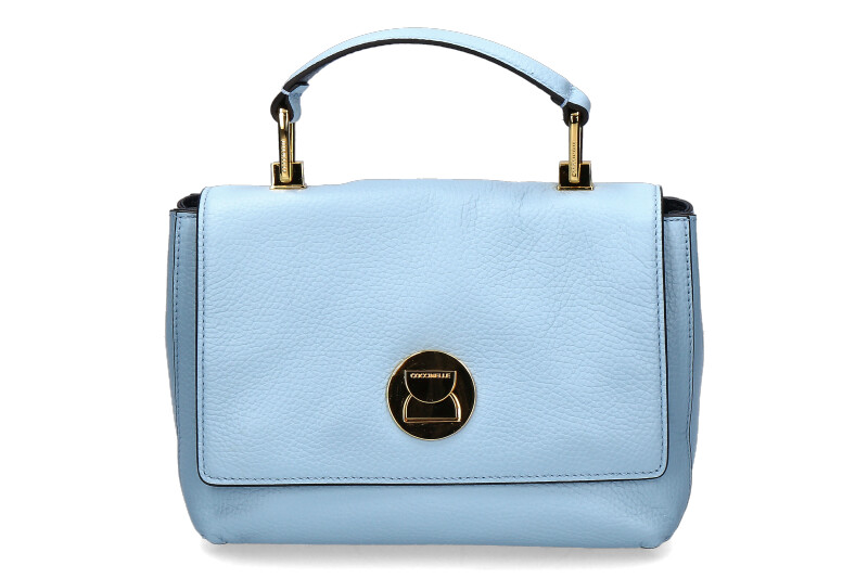 Coccinelle bag MINI GRAIN LEATHER AQUARELLE BLUE