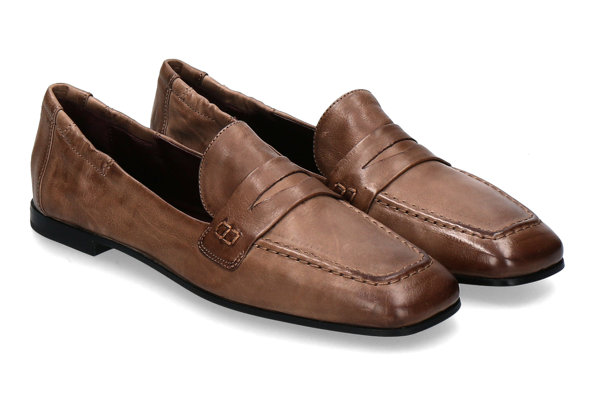 Pomme d'Or loafer ANGIE CAMOSCIO- taupe