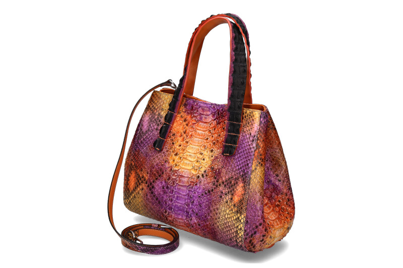 Biagini shopper PITONE MULTICOLOR COCCO