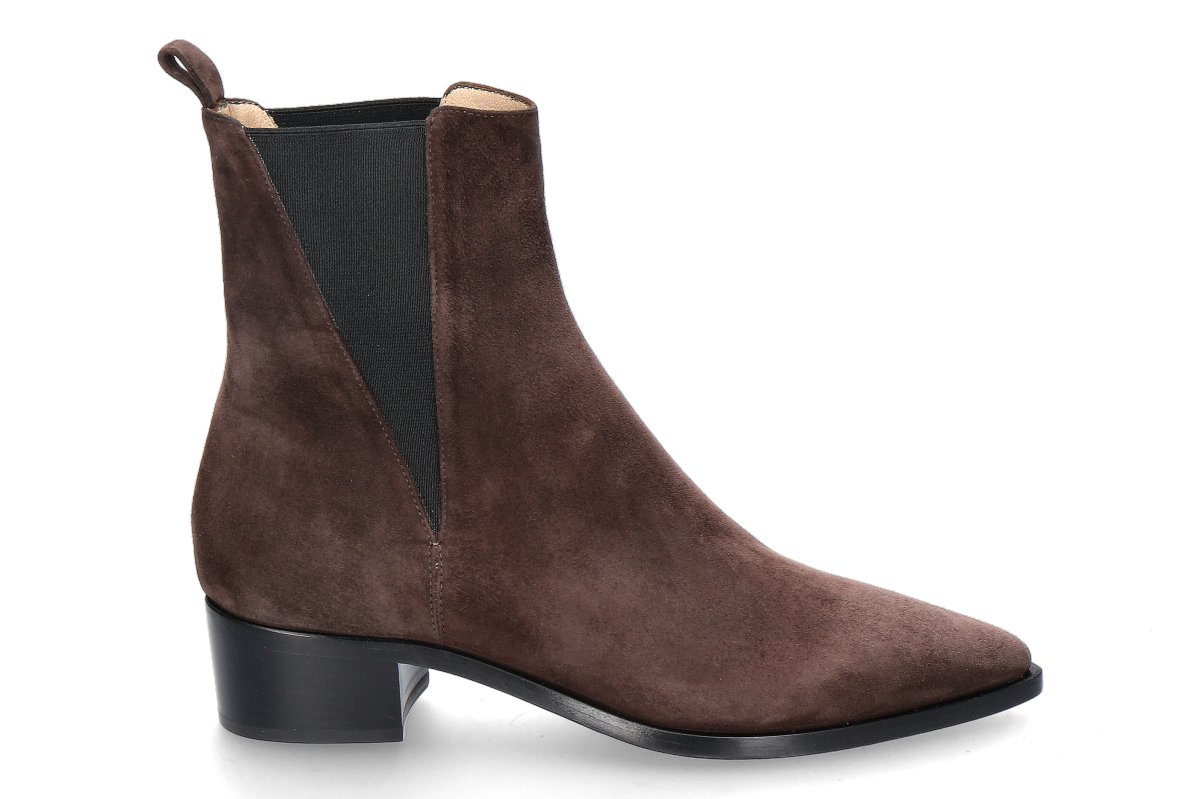 Pomme d'Or ankle boots SYBIL CAMOSCIO- espresso/dunklebraun