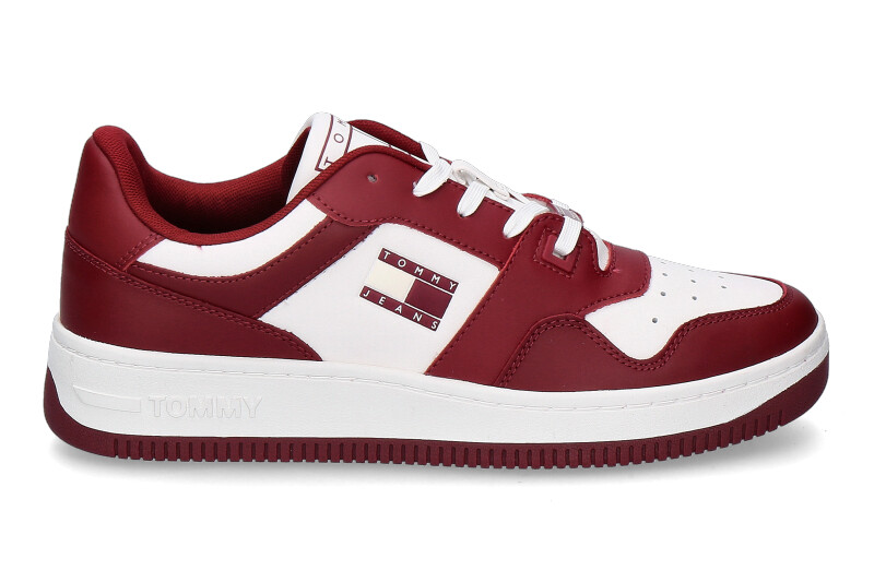 Tommy Hilfiger men's sneakers BASKET PREMIUM- rouge/ weiss