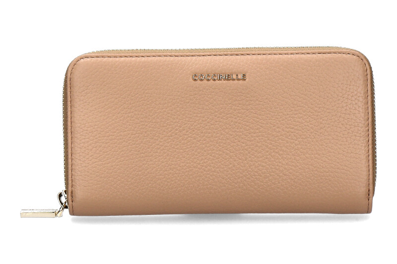 Coccinelle wallet METALLIC SOFT TOASTED