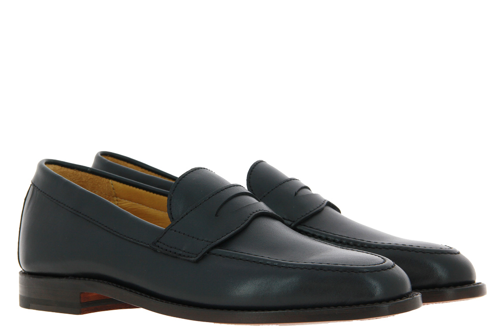 Ludwig Reiter Loafer PENNY BOOKBINDER CALF NAVY
