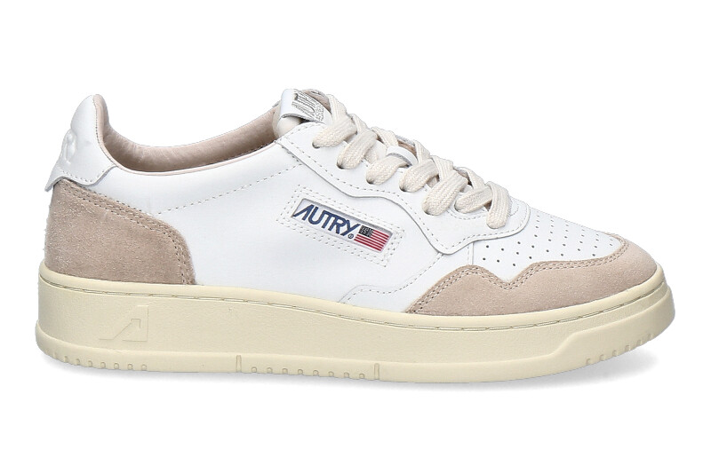 Autry sneaker LS33 LOW LEATHER SUEDE WHITE