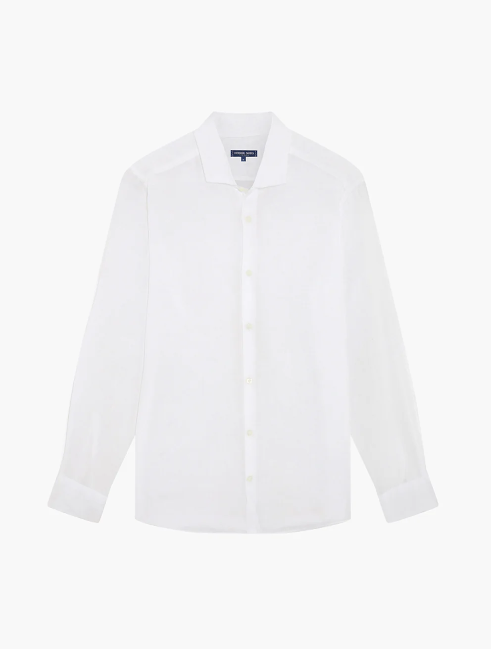 Frescobol Carioca Herren- Hemd ANTONIO LINEN- white/weiss