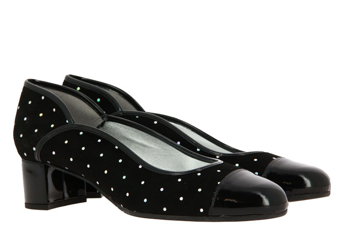 Azuree Cannes pumps RALLYE MOON VERNIS NOIR