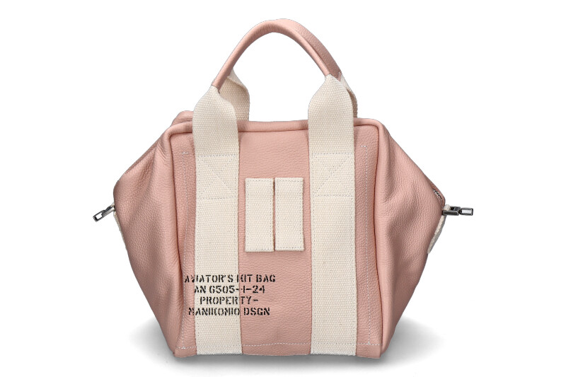 Manikomio Design bag ICON 24 LEATHER- rosa