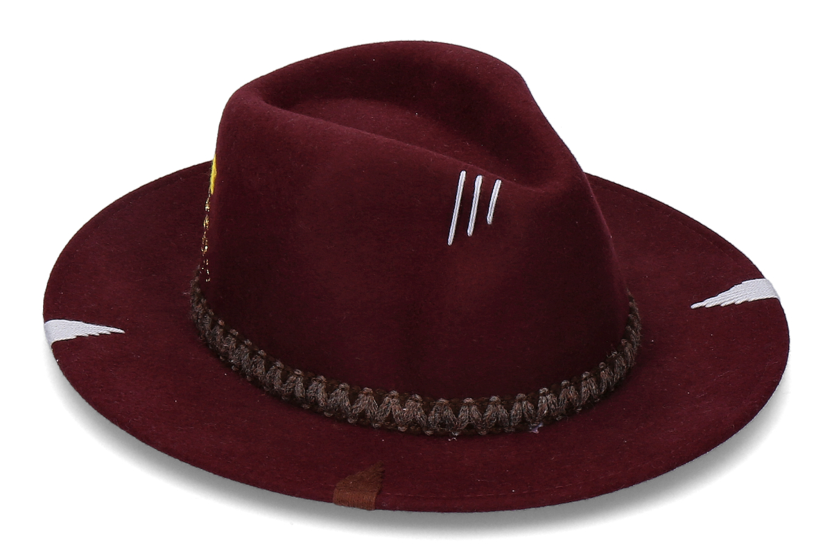 The Hat Gang straw hat MADAGASCAR- marrone/ dark brown