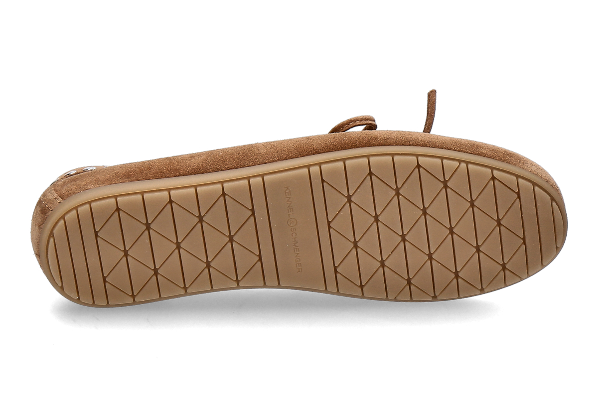 Kennel-Schmenger Mokassin DROP SUEDE- caramel silver_236300034_4