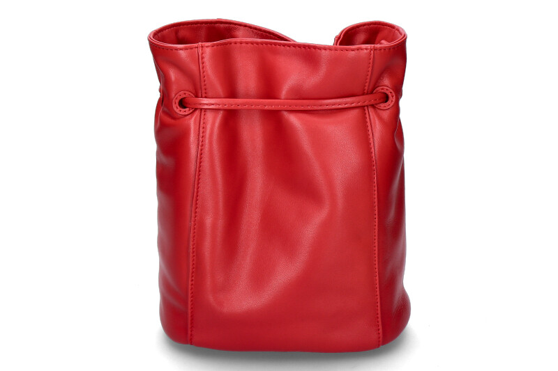La Carrie pouch bag DECCAN GINGER LEATHER RED