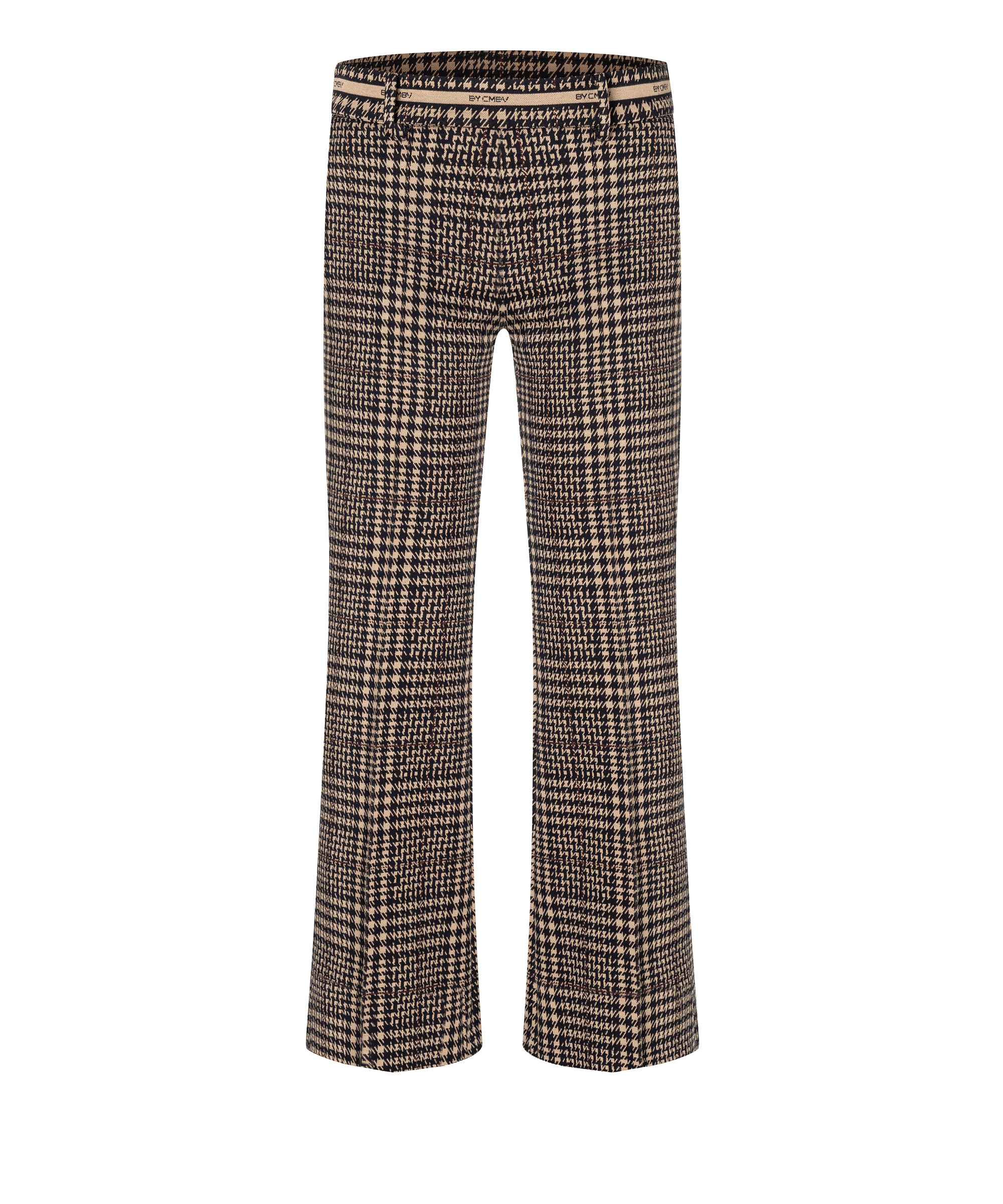Cambio Stoffhose FRANCOISE cropped - beige/mehrfarbig