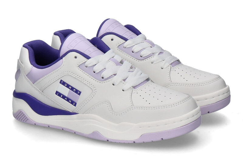 Tommy Hilfiger women's sneaker NEW BASKET lavender flower