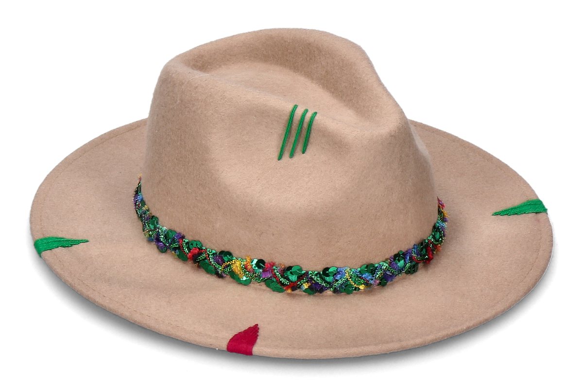 The Hat Gang straw hat MADAGASCAR- marrone/ dark brown