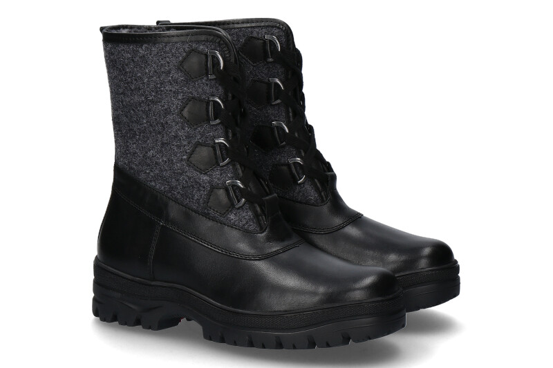 dirndl + bua ankle boots lined REGATTA LODEN BLACK
