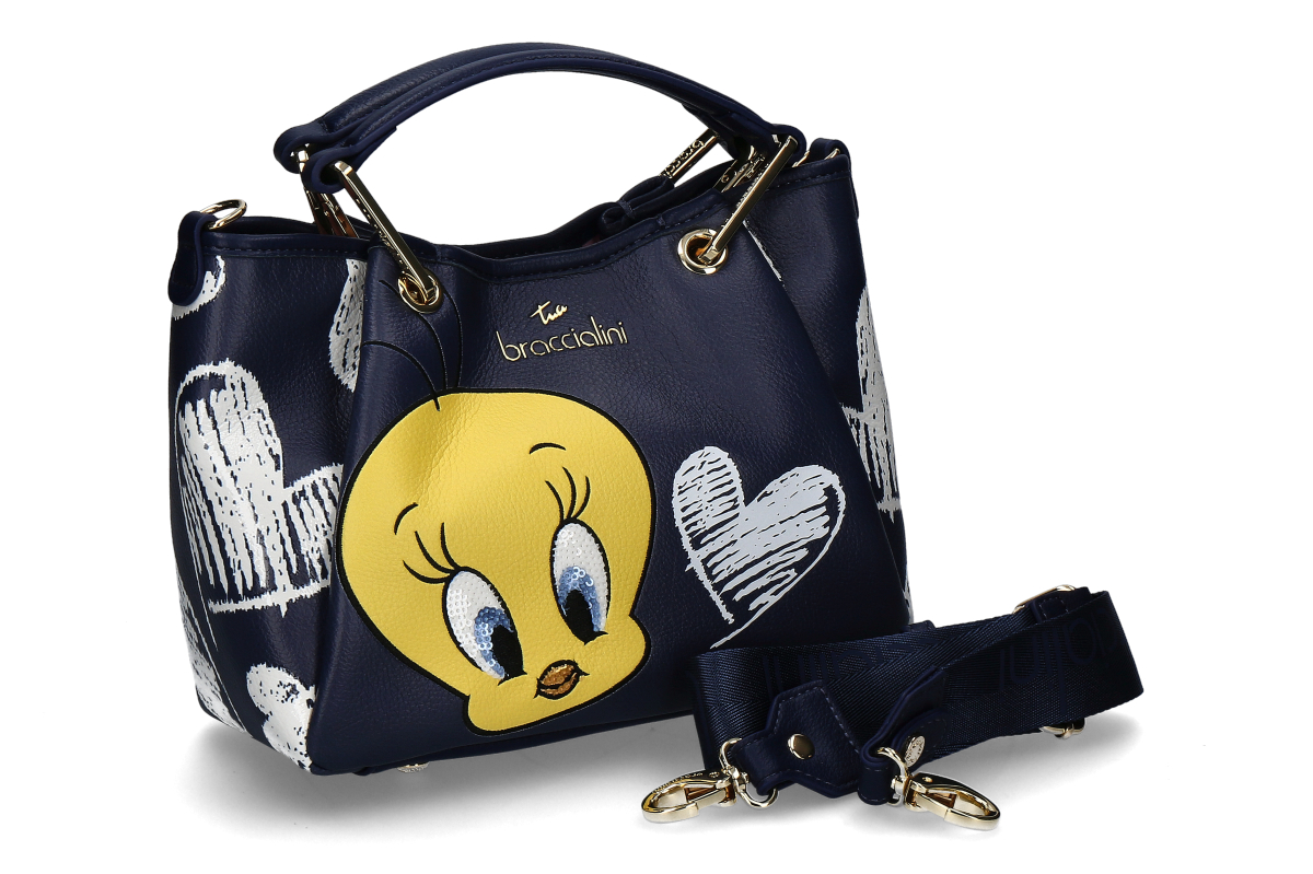 Braccialini Handbag TWEETY- dark blue