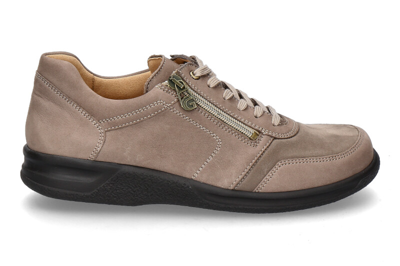 Ganter men's sneaker KURT K VARIO SENSITIV SOFTNUBUKLEATHER- dark taupe