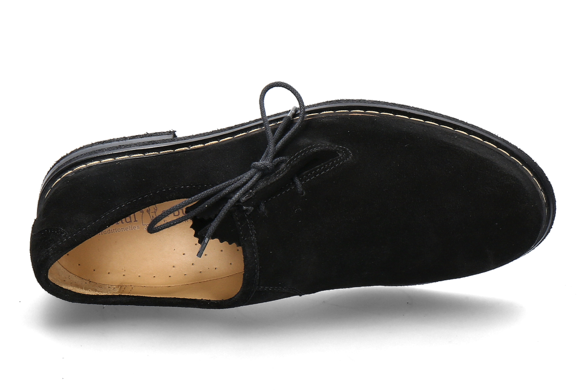 dirndl bua Trachtenschuh WILDLEDER- schwarz_138000054_5