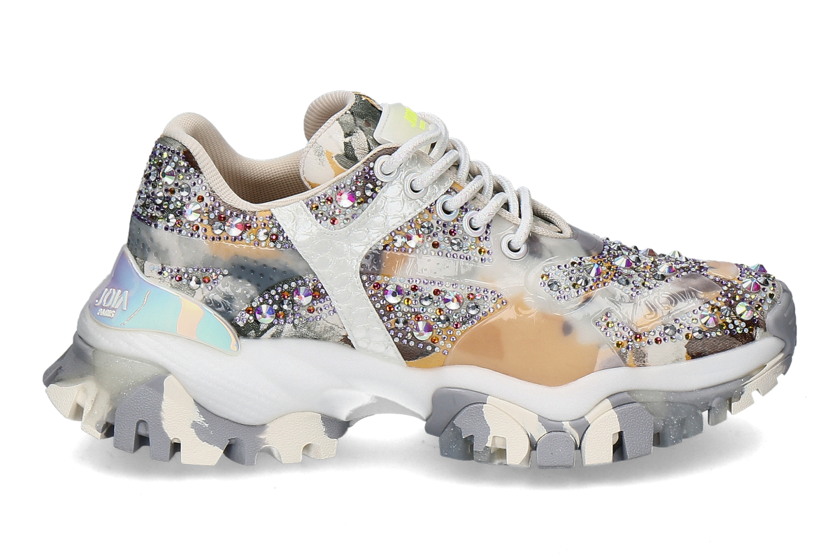 Joia Paris women's- sneaker JEWEL- grey/ orange