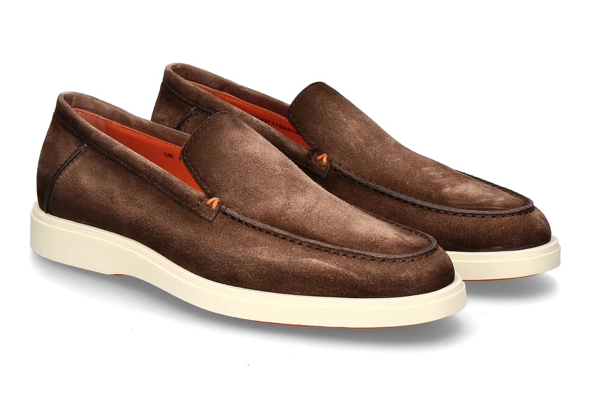 Santoni Men's- Loafers BOTANIST- brown