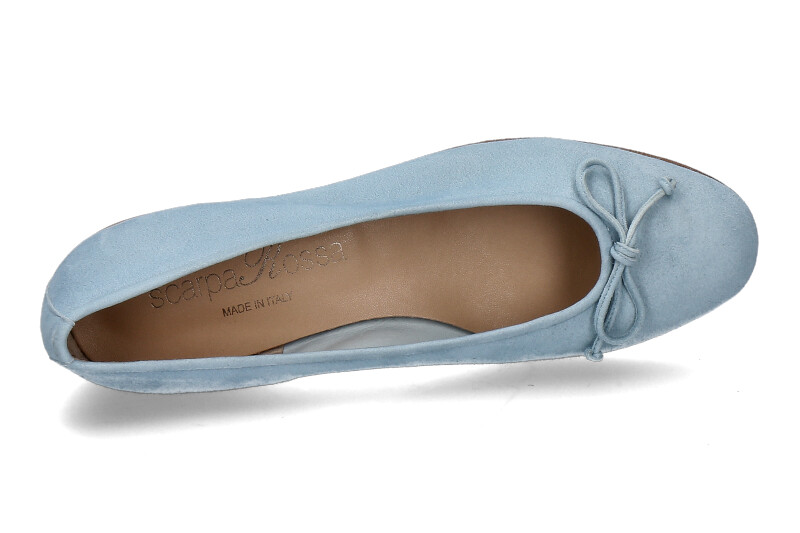 ScarpaRossa Ballerina MOLLY CAMOSCIO- cielo/ hellblau
