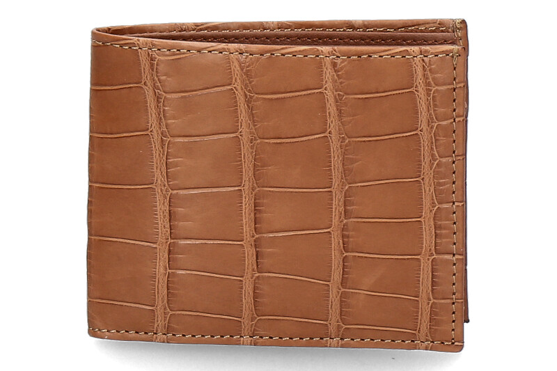 Silvano Biagini wallet ALLIGATORE COGNAC