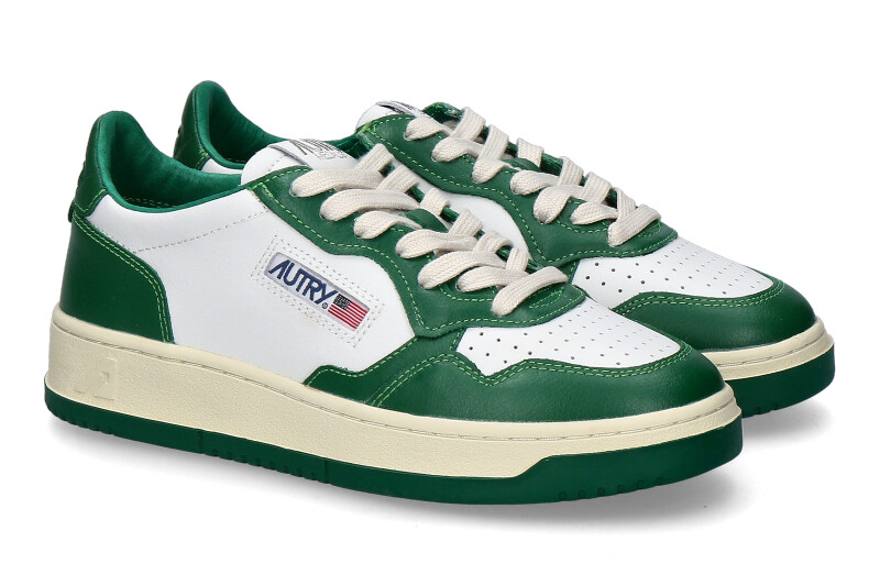 Autry sneaker MEDALIST WHITE GREEN WB03