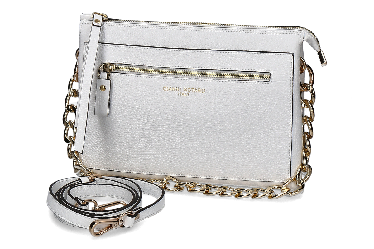 Gianni Notaro handbag- bianco/ white