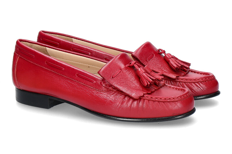 Gardenia Moccasins NAPPA ROSSO