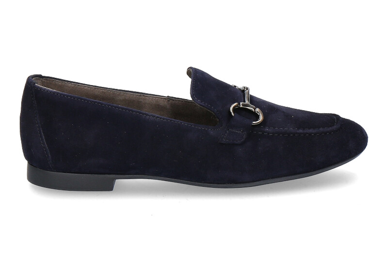 Paul Green slipper SAMTZIEGE BLAU