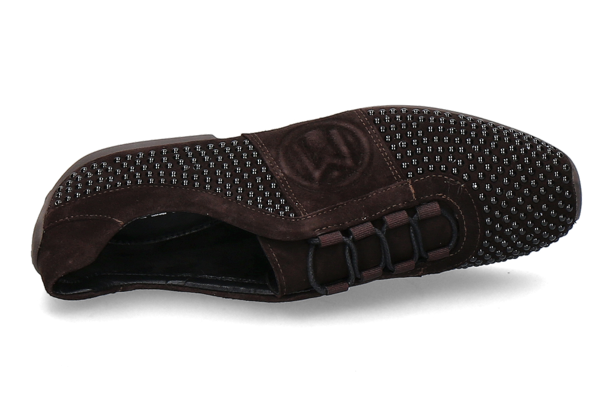 Mania Sneaker gefüttert CAMOSCIO DOTS- moro_242900415_5