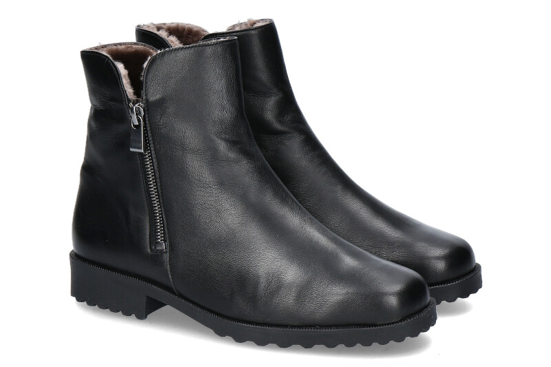 Brunate ankle boots lined DANY EPOQUE NERO