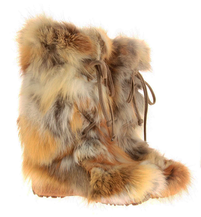 Oscar Sport fur boots BAFFY-V RED